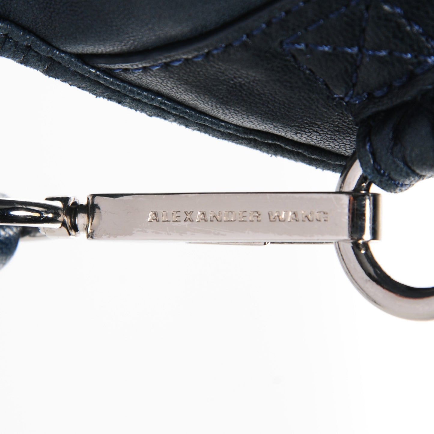 Washed Lambskin Iris Messenger Bag Ink