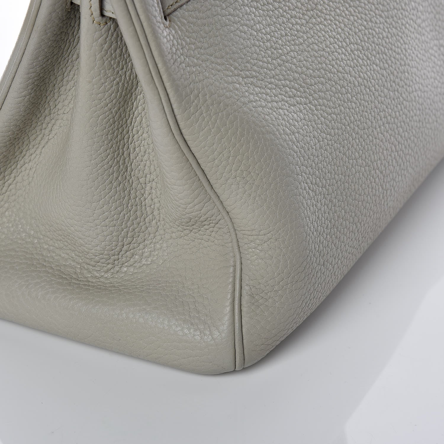 Hermes Taurillon Clemence Lizard Club Birkin 30 Gris Perle White Mykonos 33 of 38