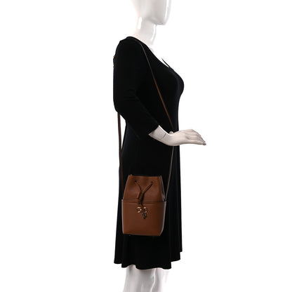 Salvatore Ferragamo Grained Calfskin Mini Gancino Bucket Bag Sella 2 of 8