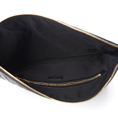 Chanel Caviar Quilted Large Cosmetic Case Black 4 of 7
