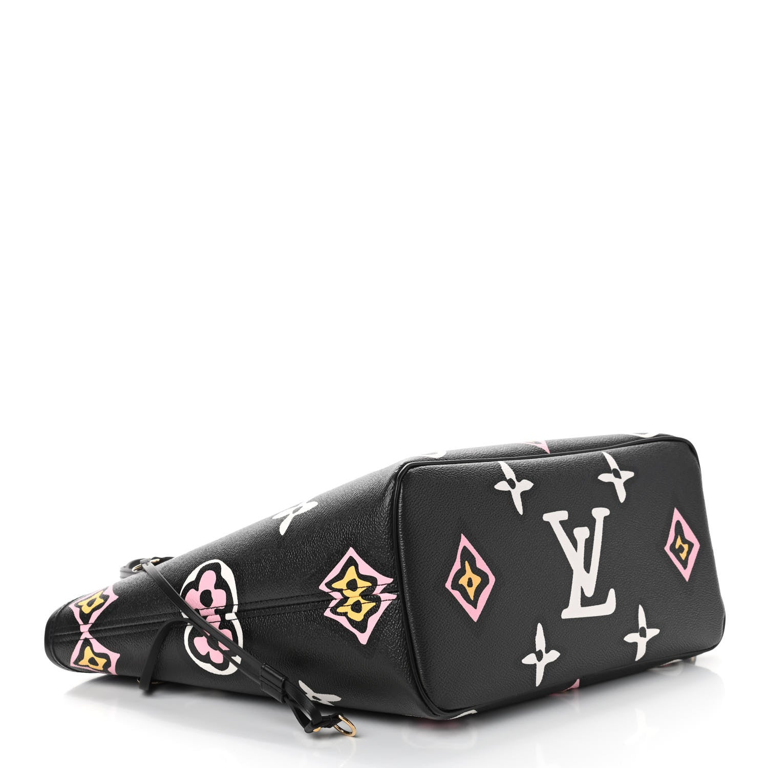 Louis Vuitton Monogram Giant Wild At Heart Neverfull MM Black 3 of 4