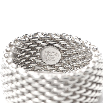 Tiffany Sterling Silver Somerset Mesh Ring 59 8.75 4 of 4
