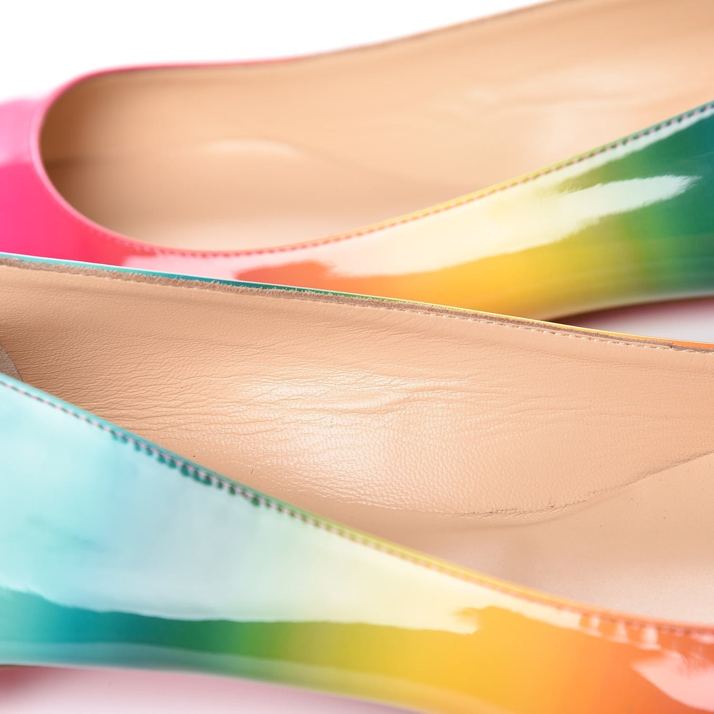 Patent Rainbow Ballalla Flats 40.5 Multicolor