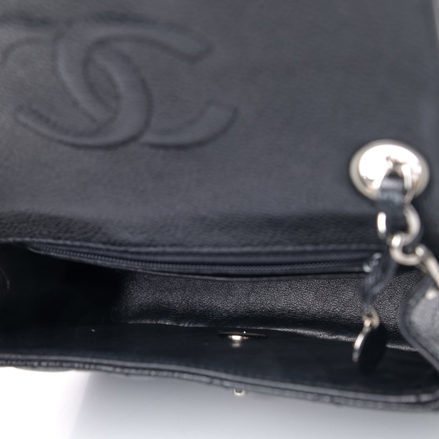 Chanel Caviar Quilted Mini Square Flap Black 4 of 4