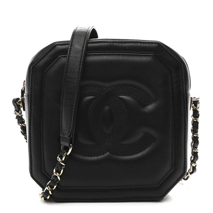 Chanel Calfskin CC Clock Camera Case Black 1 of 10