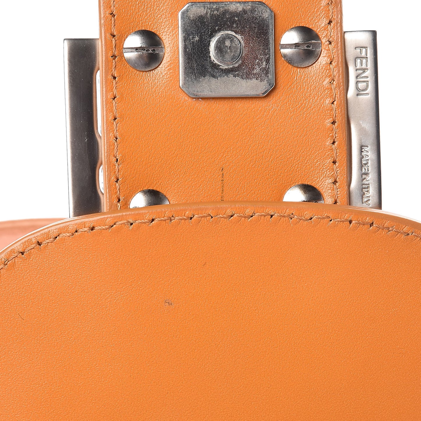 Zucchino Cuoio Shoulder Bag Mandarino