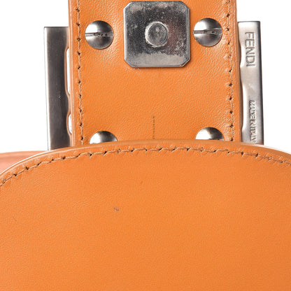 Fendi Zucchino Cuoio Shoulder Bag Mandarino 9 of 19