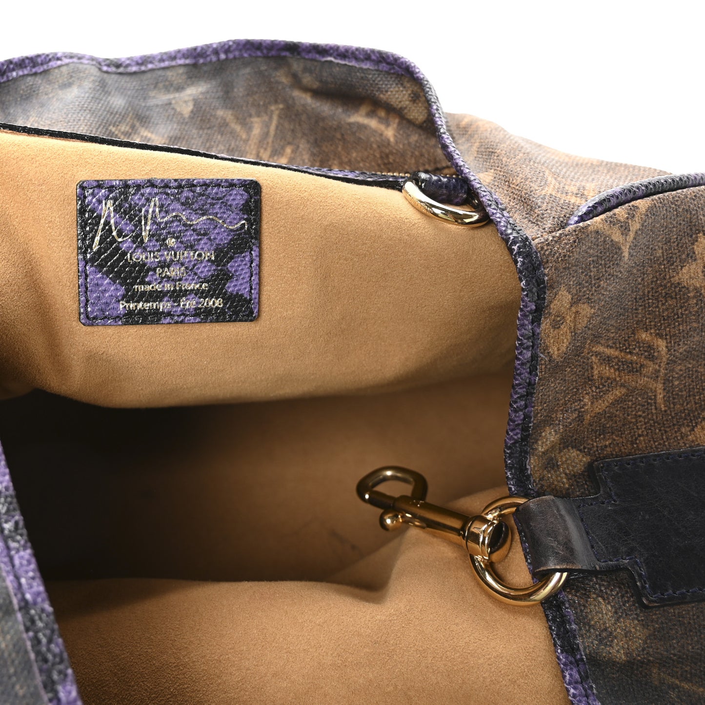 Richard Prince Monogram Karung Heartbreak Jokes Tote