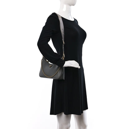 Prada Saffiano Re-Edition 2005 Shoulder Bag Ardesia 2 of 12