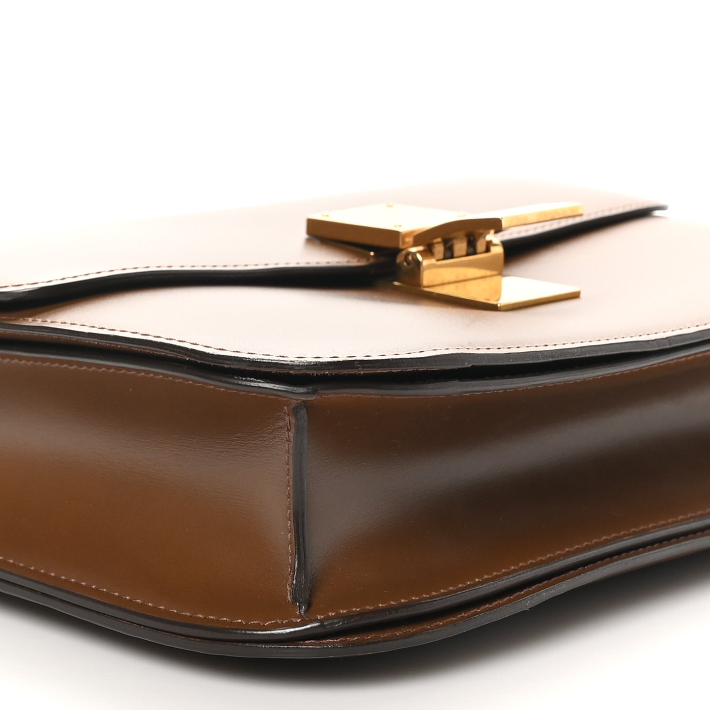 Box Calfskin Medium Classic Box Flap Bag Taupe