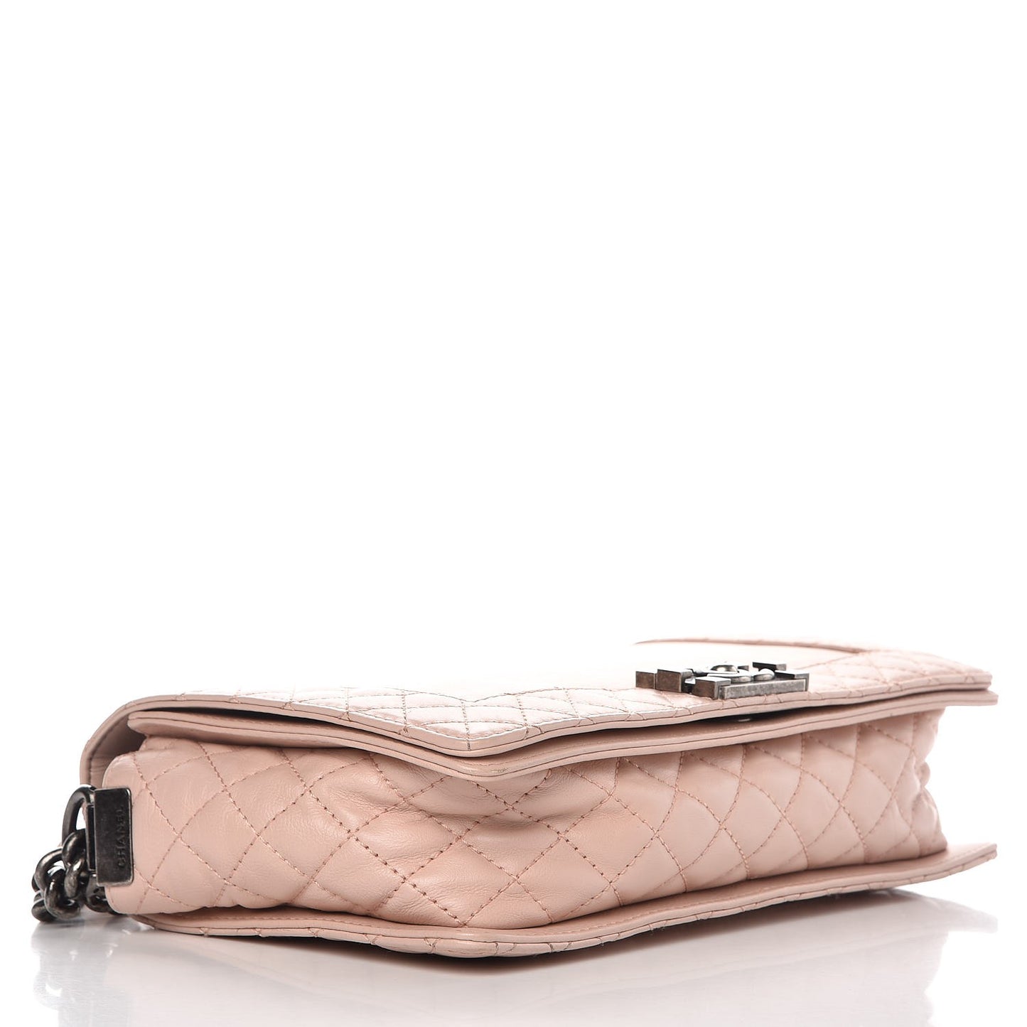 Calfskin New Medium Boy Reverso Flap Light Pink
