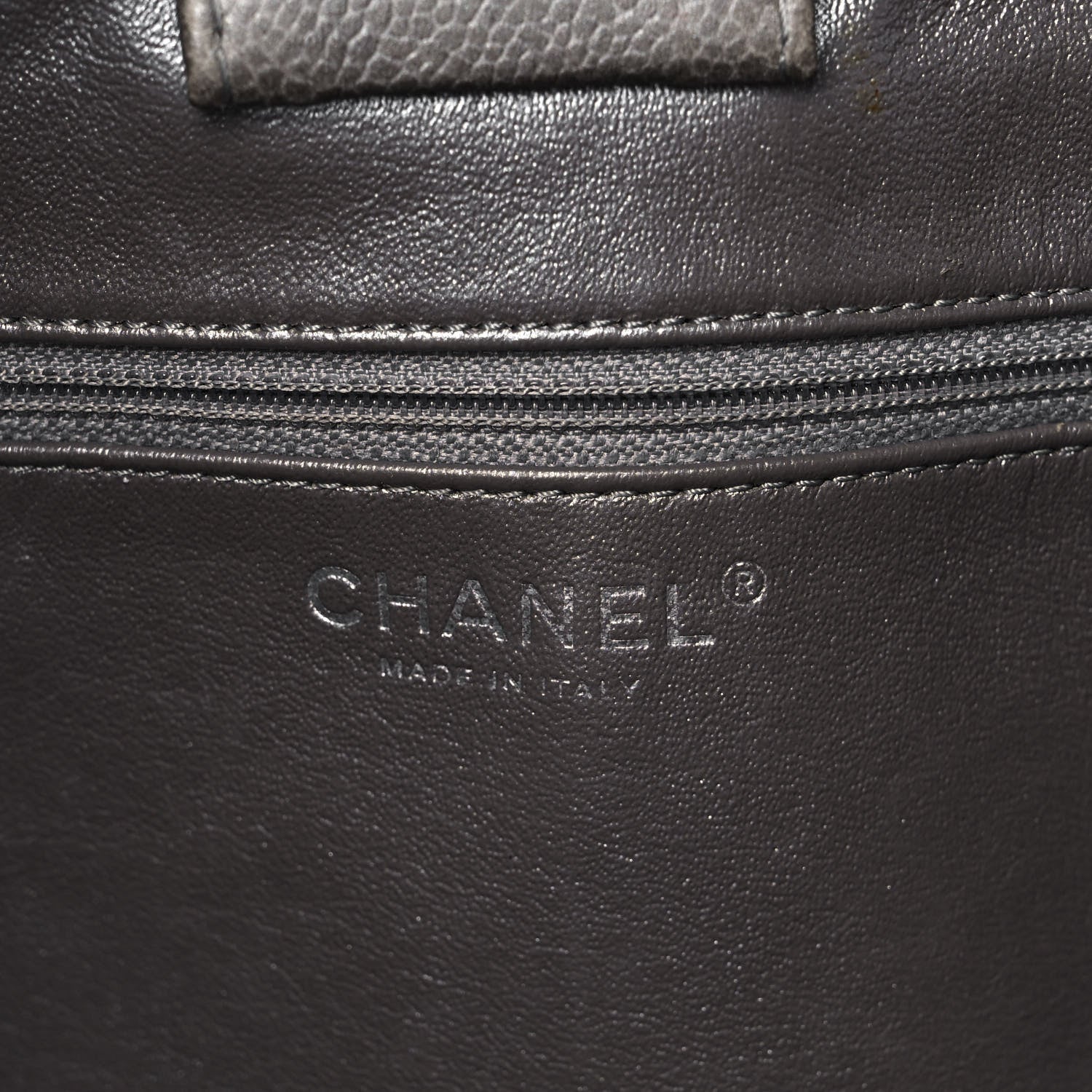 Chanel Metallic Caviar Large Be Caviar Tote Grey 5 of 9