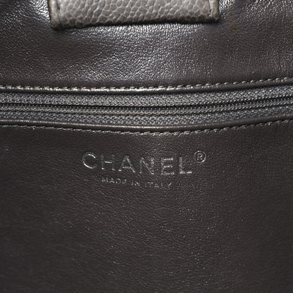 Chanel Metallic Caviar Large Be Caviar Tote Grey 5 of 9