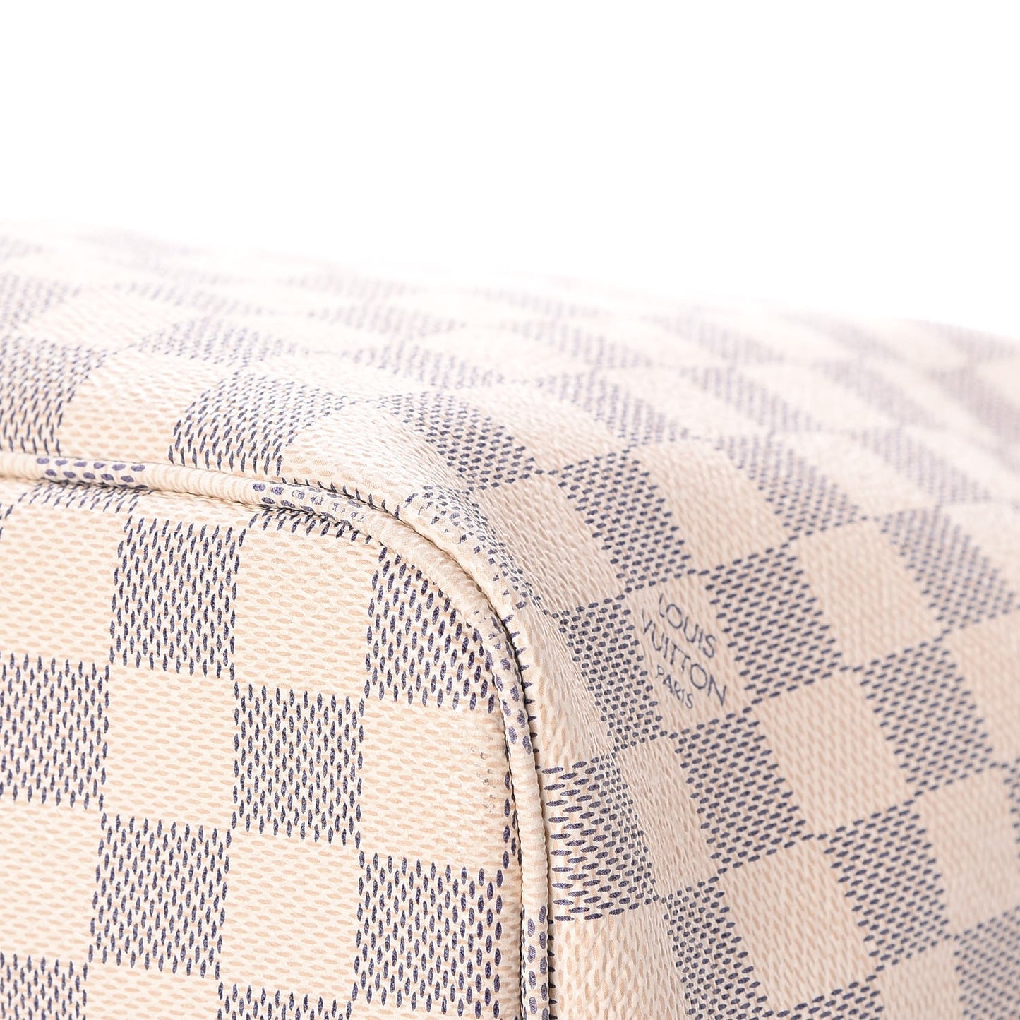 Damier Azur Neo Neverfull MM Rose Ballerine