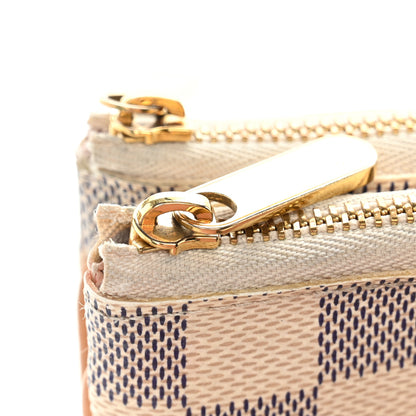 Louis Vuitton Damier Azur Double Zip Pochette 9 of 9