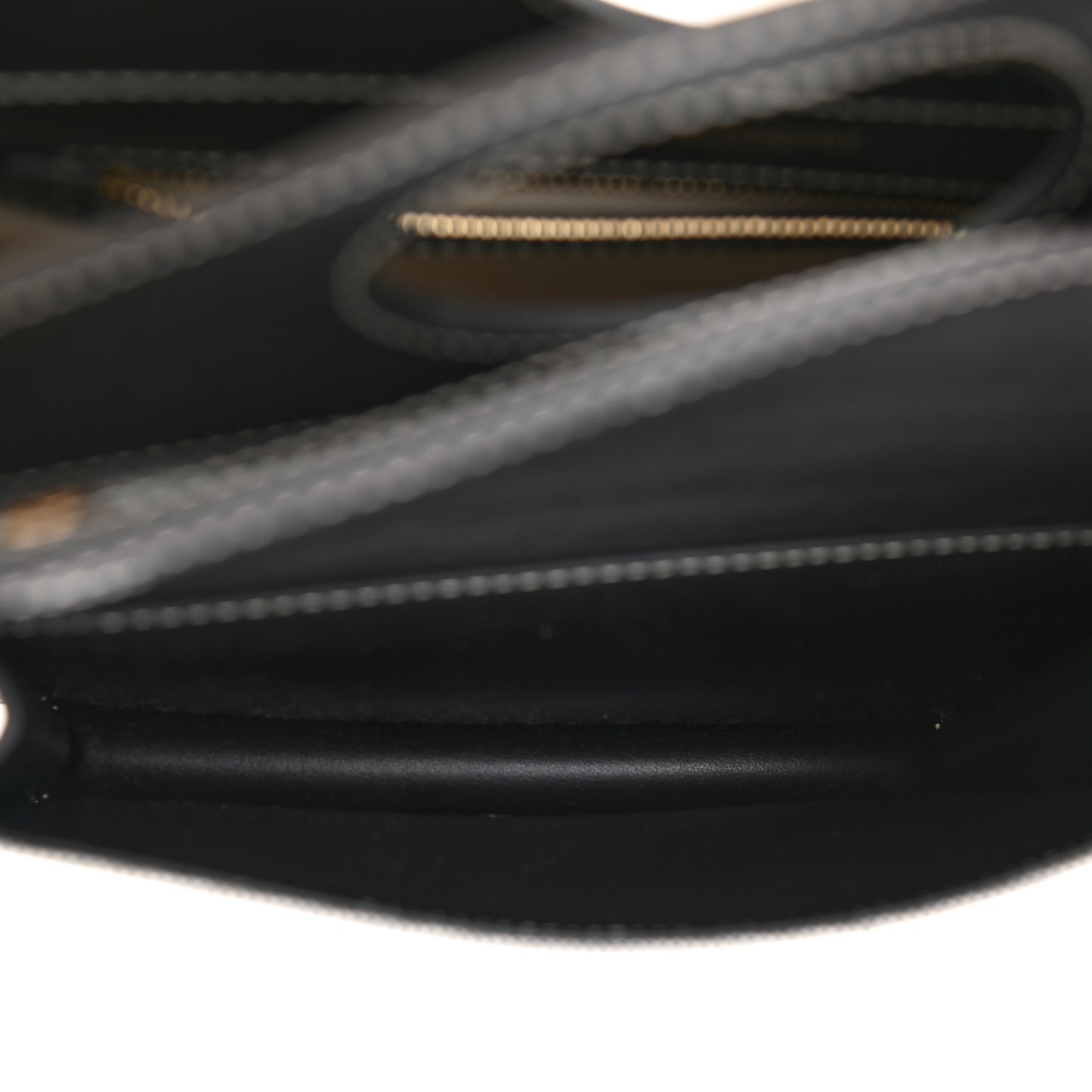 Smooth Calfskin Canvas Two Tone Mini Pocket Bag Black Tan