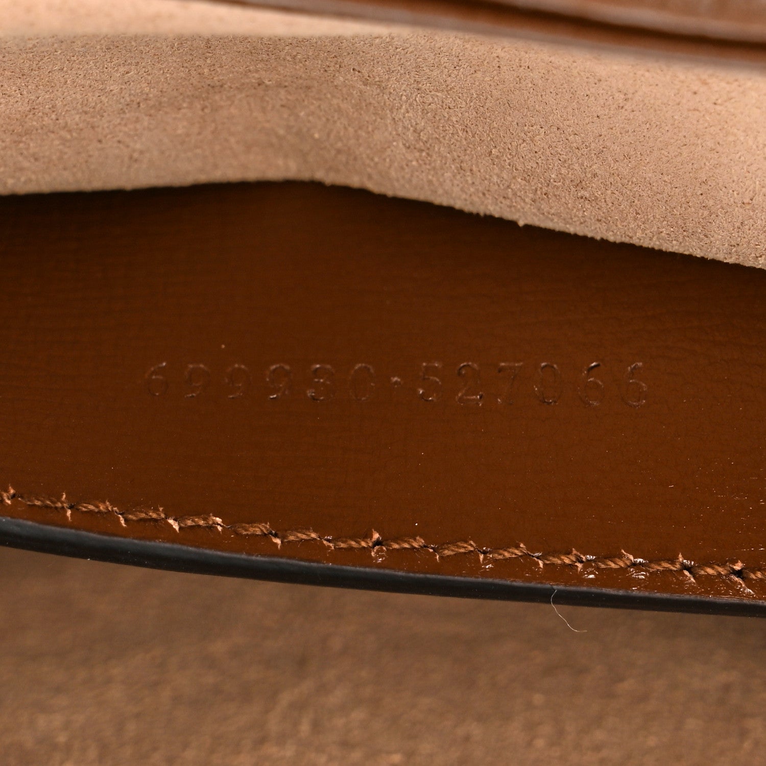 Gucci GG Supreme Monogram Azalea Calfskin Web Jackie 1961 Belt Bag 100 40 Beige Ebony Brown Sugar 7 of 11