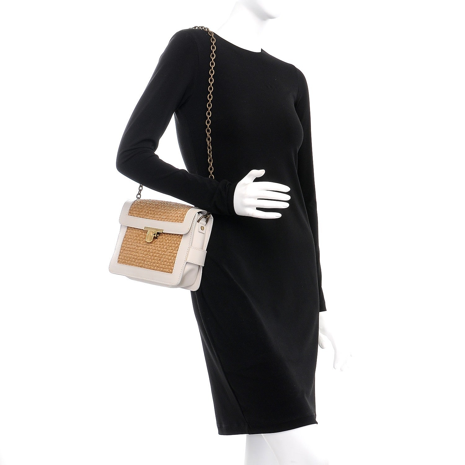 Lanvin Straw Shoulder Bag 2 of 8