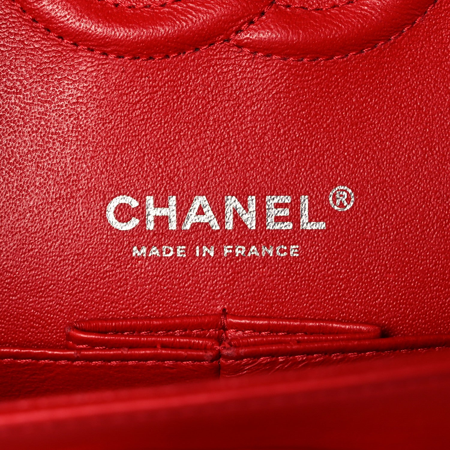 Chanel Patent Chevron Quilted Medium Double Flap Red 6 of 20