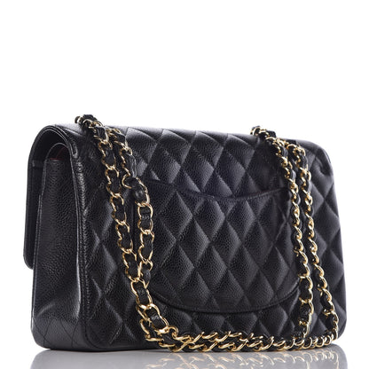 Chanel Caviar Quilted Medium Double Flap Black 4 of 11