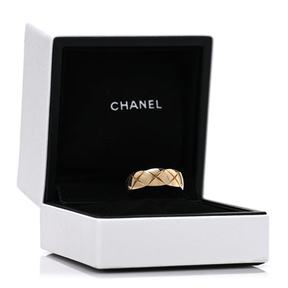 Chanel 18K Yellow Gold Small Coco Crush Ring 53 6.5 5 of 5