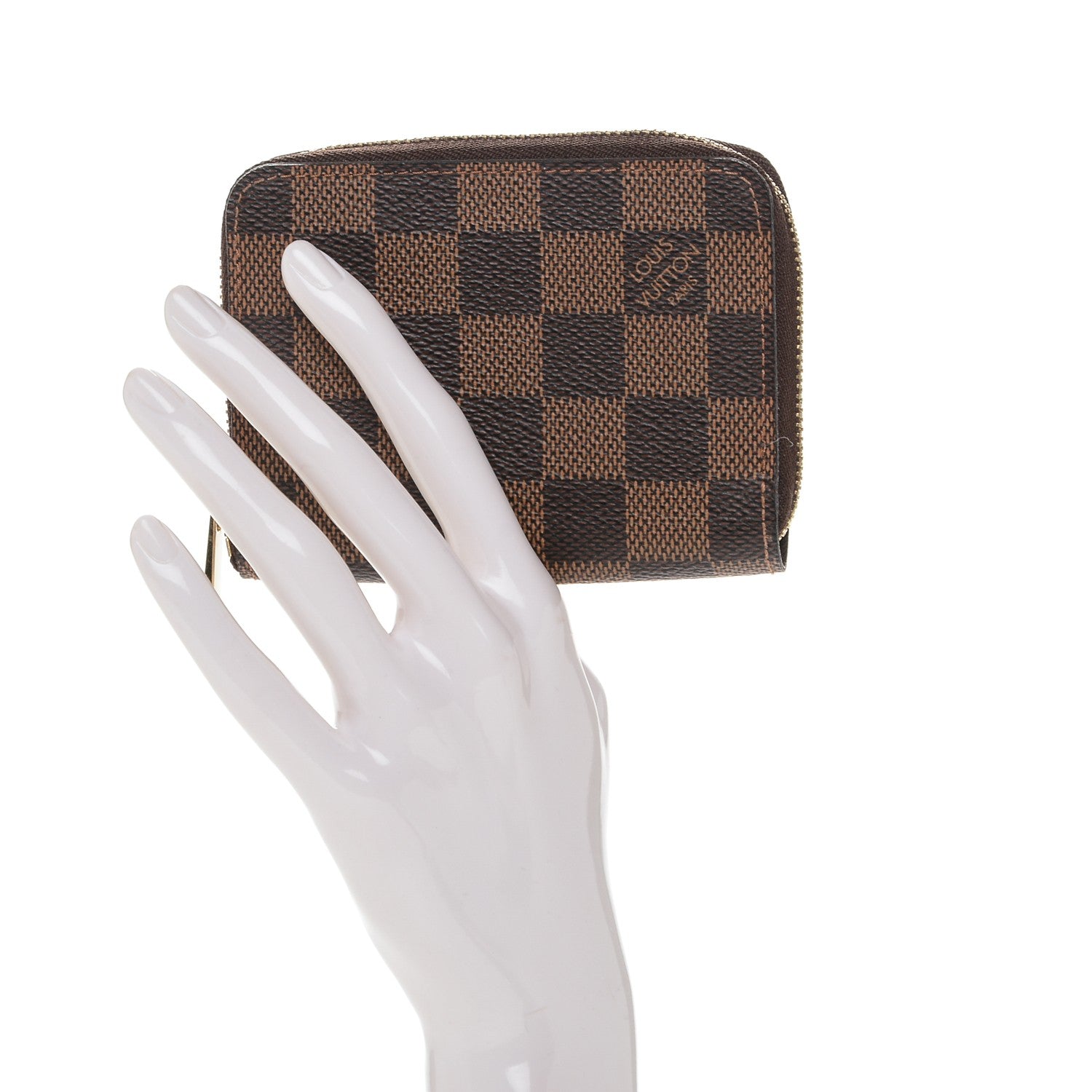 Louis Vuitton Damier Ebene Zippy Coin Purse 2 of 6