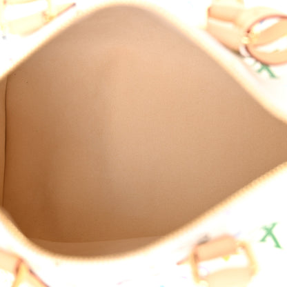 Louis Vuitton LV X TM Monogram Multicolor Speedy Bandouliere 25 White 5 of 10