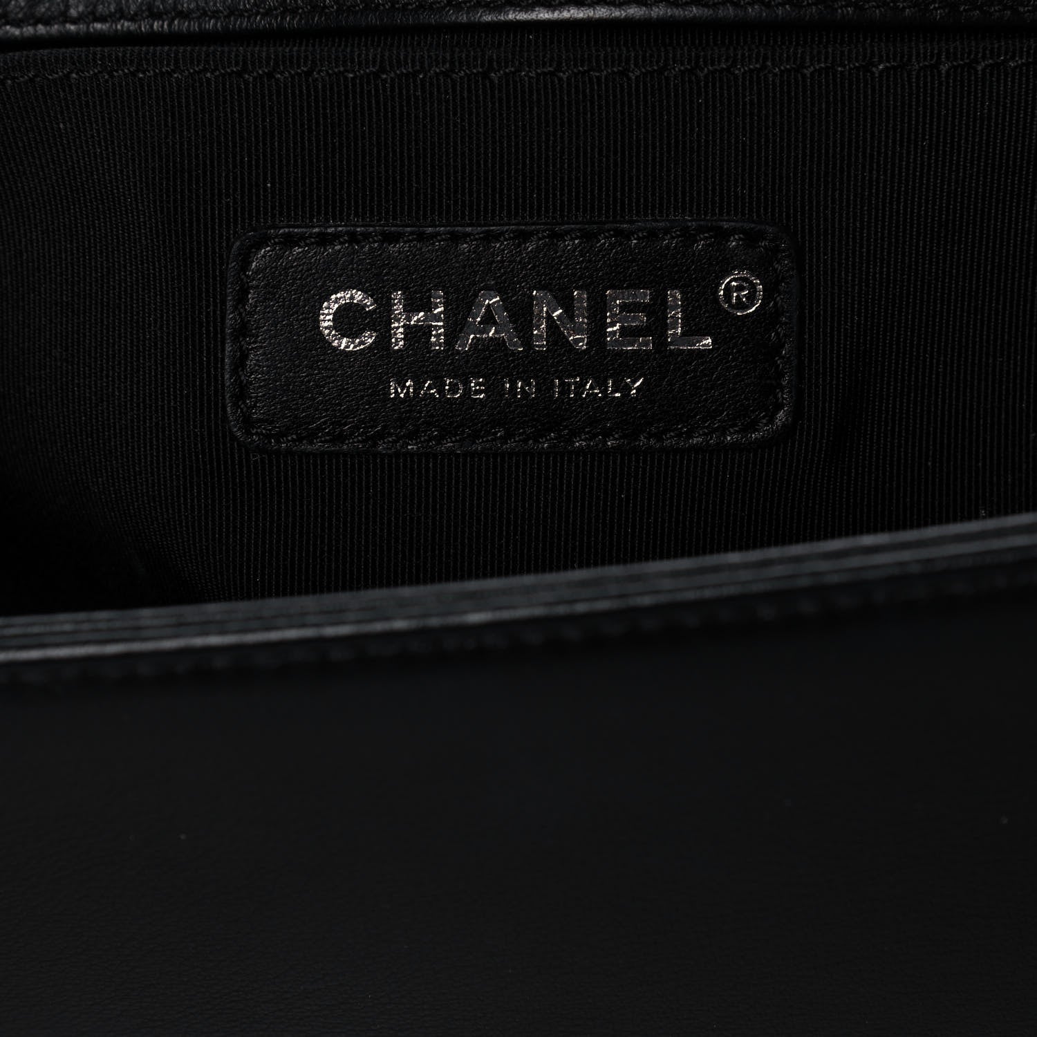 Chanel Calfskin Quilted Medium Boy Flap Black 6 of 12