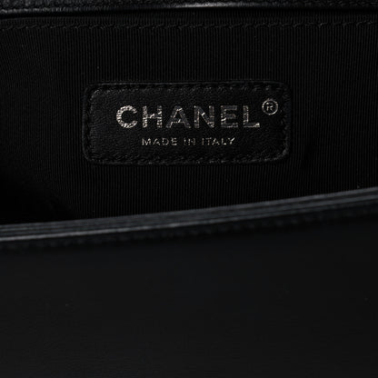 Chanel Calfskin Quilted Medium Boy Flap Black 6 of 12