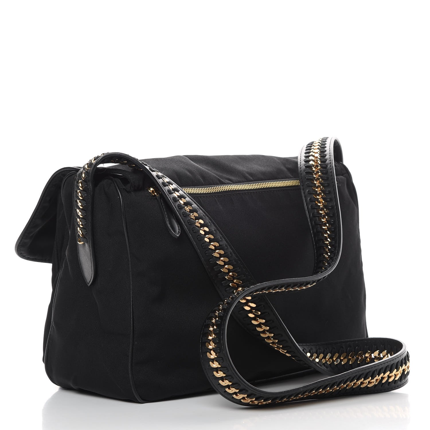 Stella McCartney Nylon Go Falabella Messenger Black 3 of 15