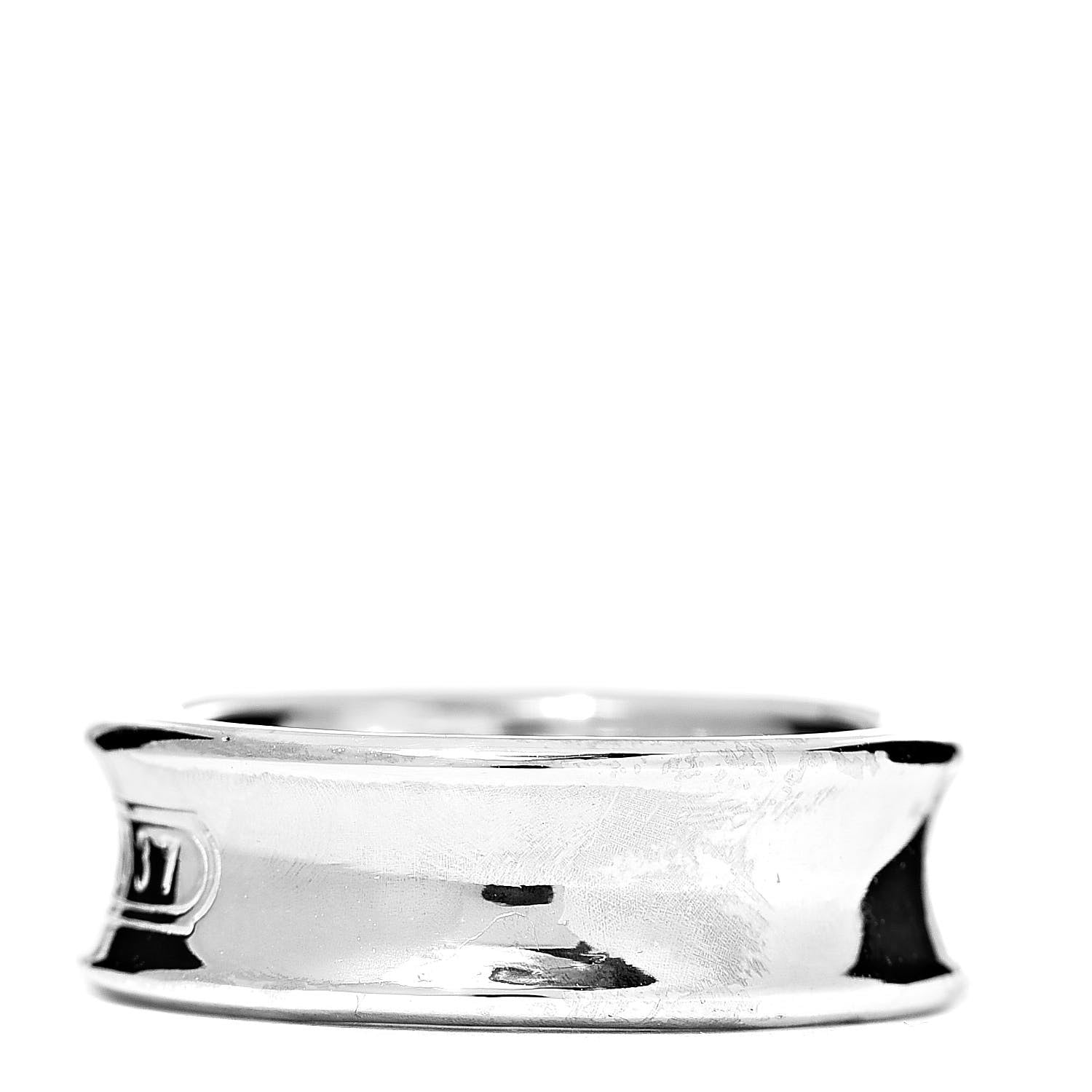 Tiffany Sterling Silver 1837 Ring 54 6.75 3 of 6