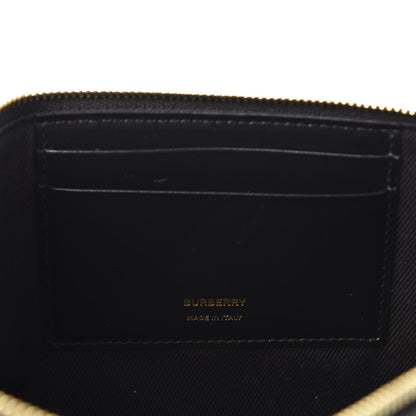 Burberry E-Canvas Monogram Stripe Zip Pouch Bridle Brown 7 of 8