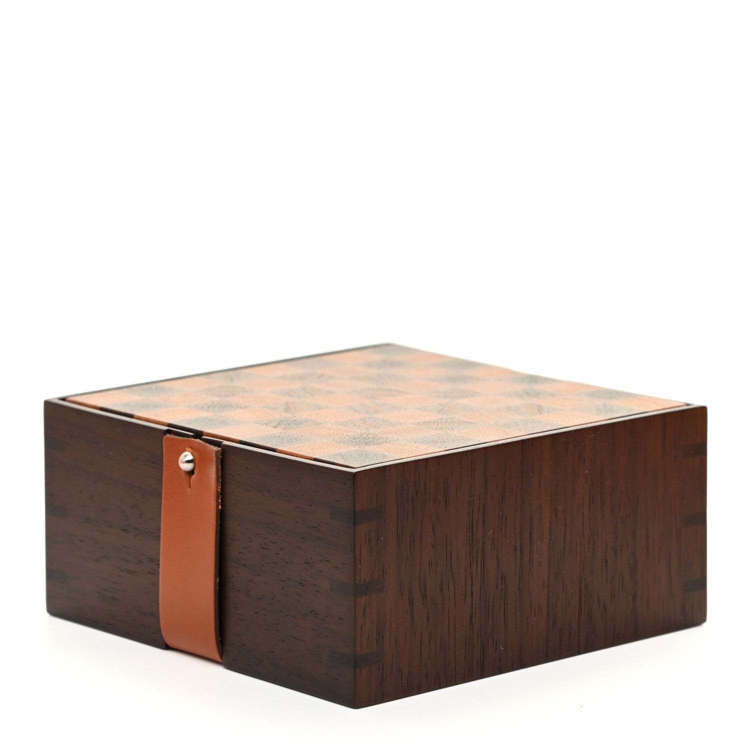 Hermes Sapodilla Cassia Wood Mini Samarcande Chess Game 2 of 8
