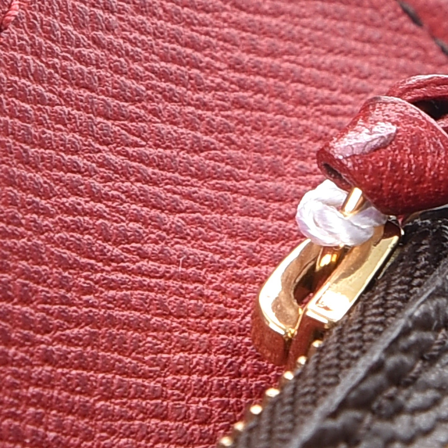 Monogram Josephine Wallet Red