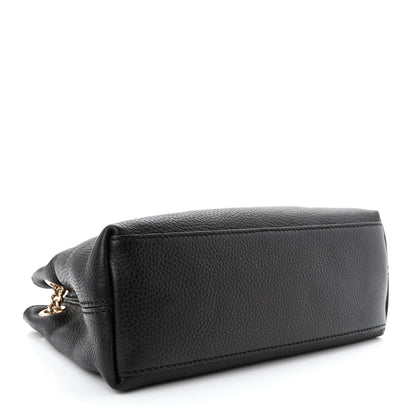 Gucci Pebbled Calfskin Small Soho Chain Shoulder Bag Black 4 of 13