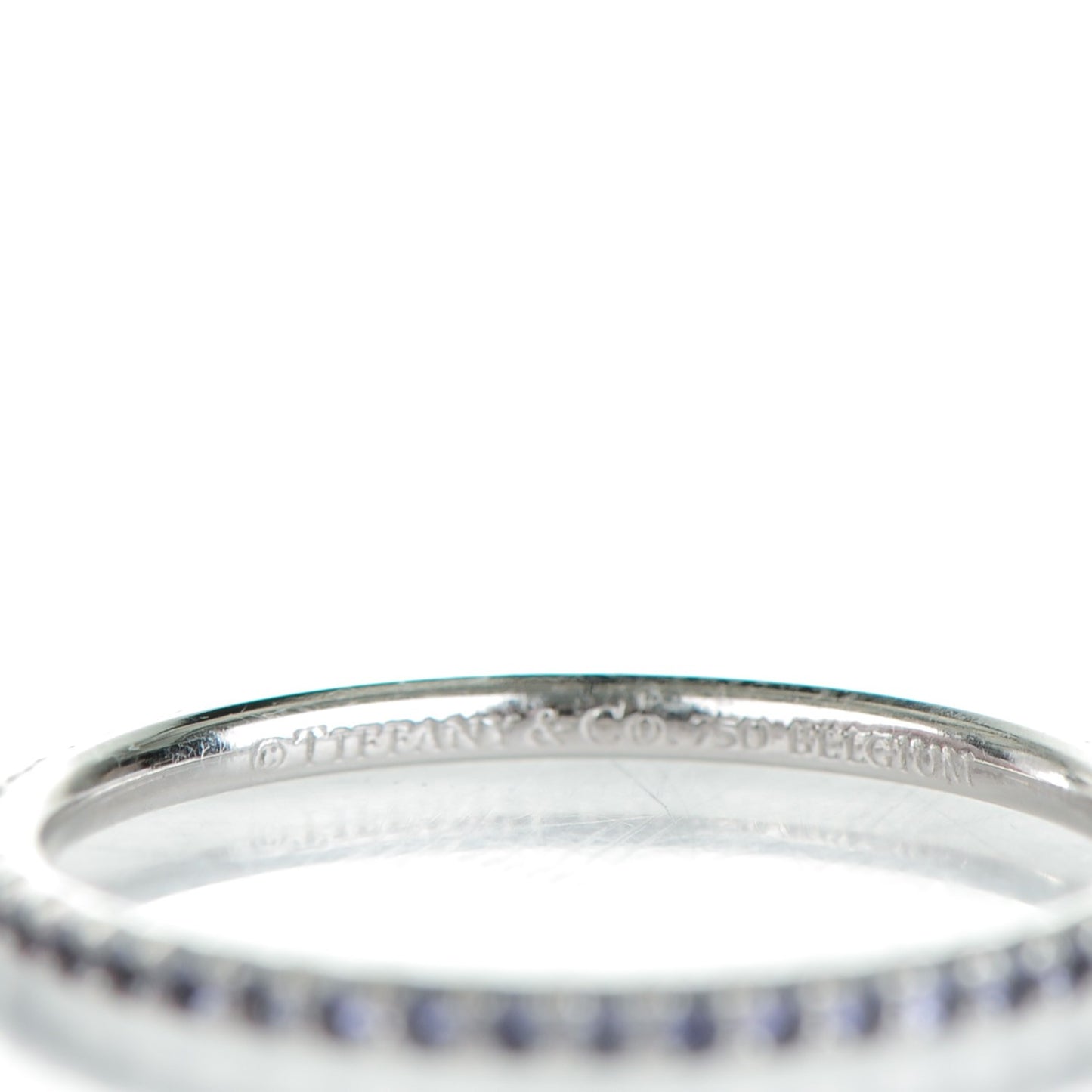 18K White Gold Iolite Metro Ring 7