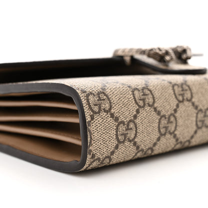 Gucci GG Supreme Monogram Mini Dionysus Chain Wallet Beige Taupe 10 of 11