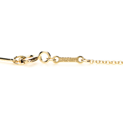 Tiffany 18K Yellow Gold Jade Elsa Peretti Eternal Circle Necklace 6 of 6