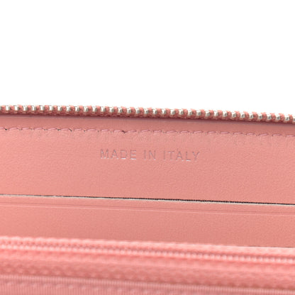 Chanel Lurex Canvas Deauville Medium Zip Around Wallet Pink 7 of 10