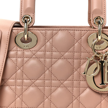 Christian Dior Lambskin Cannage Small My ABCDior Lady Dior Fard 8 of 11