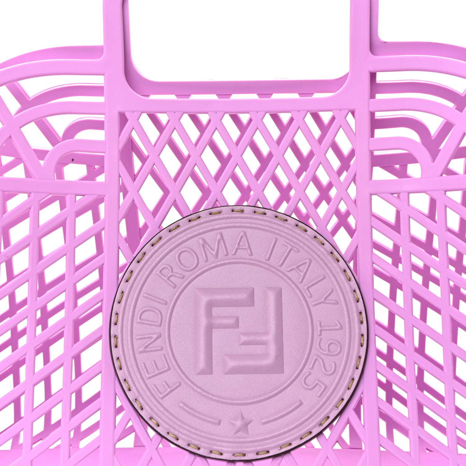 Fendi Recycled Plastic Vitello Liberty Matte Medium Fendi Basket Violetta 9 of 12