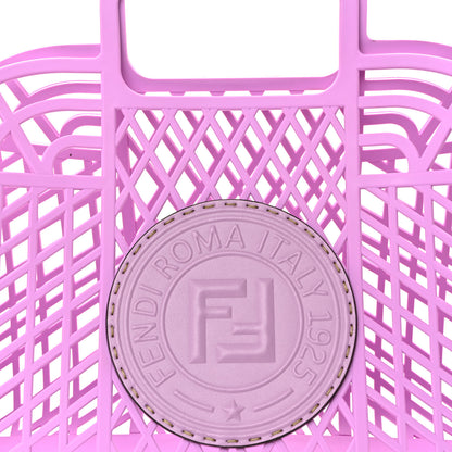 Fendi Recycled Plastic Vitello Liberty Matte Medium Fendi Basket Violetta 9 of 12