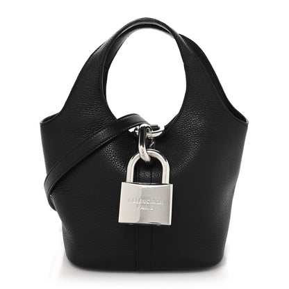 Balenciaga Grained Calfskin Small Locker Hobo Black 1 of 9