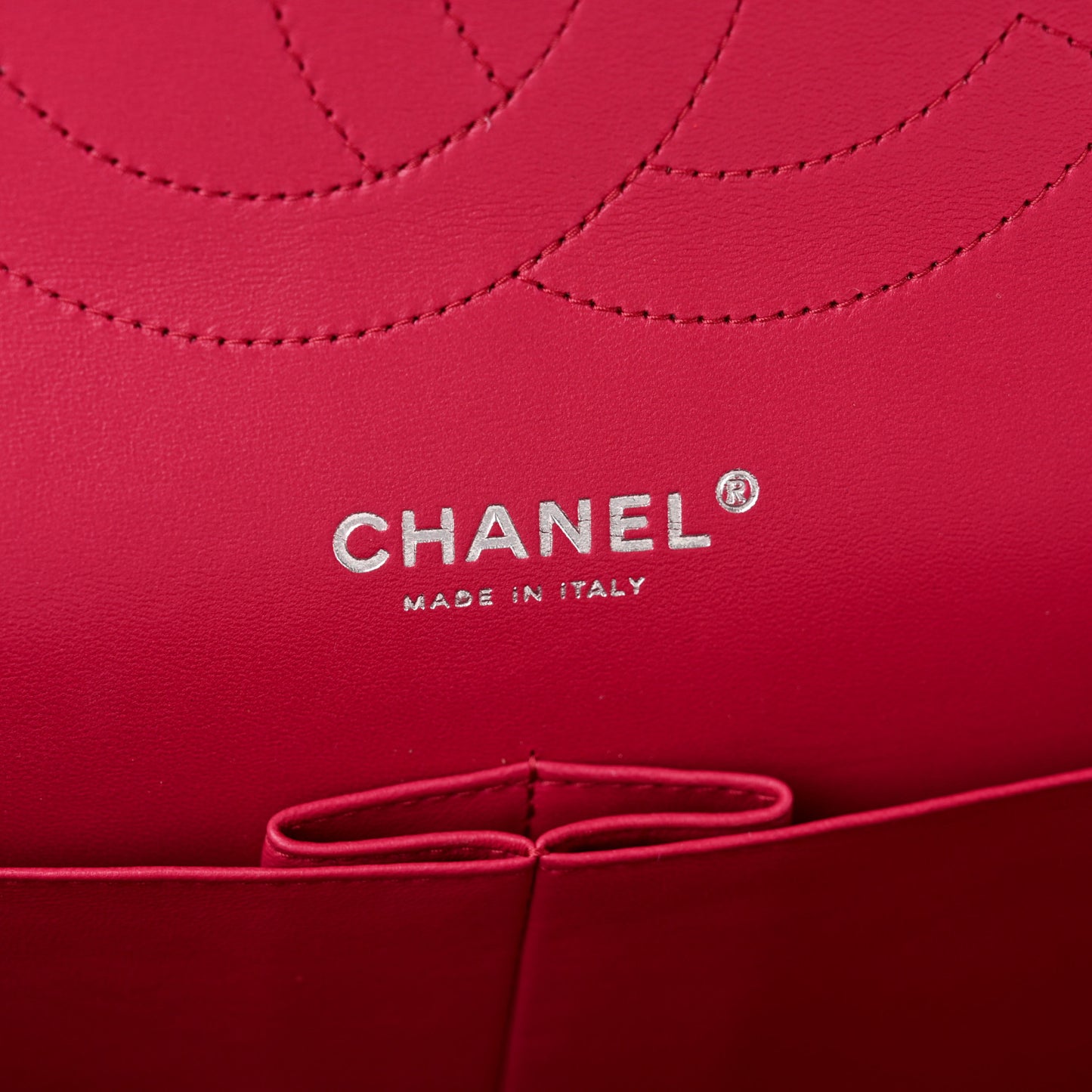 Caviar Quilted Jumbo Double Flap Dark Pink
