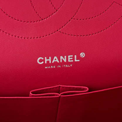 Chanel Caviar Quilted Jumbo Double Flap Dark Pink 6 of 9