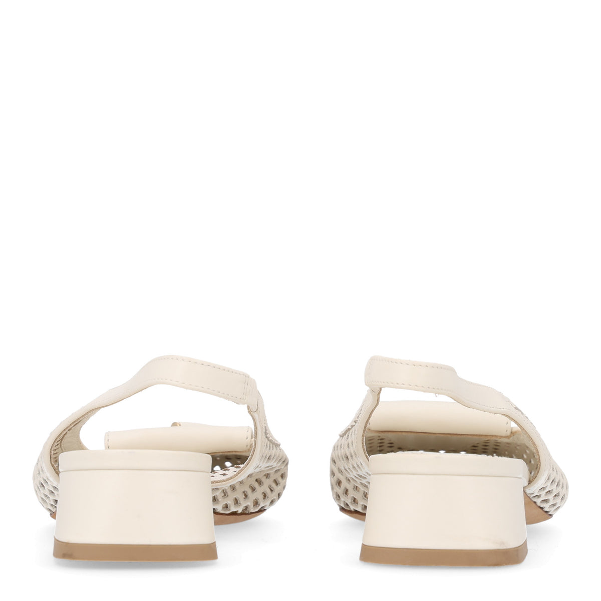 Louis Vuitton Calfskin Perforated Shake Slingback Pumps 36.5 Creme Beige 6 of 10