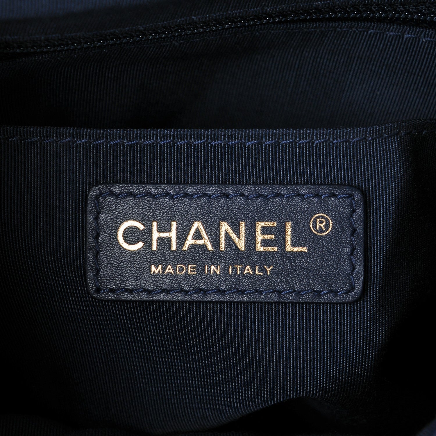 Chanel Calfskin Chevron Quilted Small Urban Spirit Backpack Navy 6 of 7