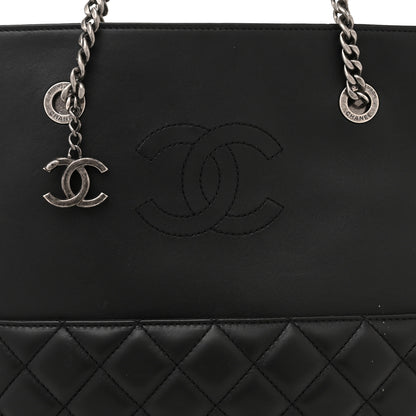 Chanel Caviar Quilted Urban Delight Tote Black Beige 8 of 13