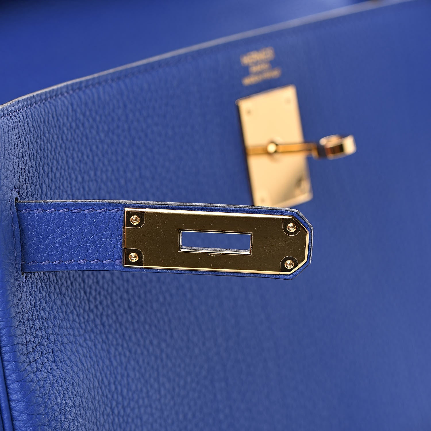 Hermes Togo Kelly Retourne 32 Bleu Electrique 27 of 33