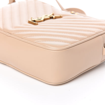 Saint Laurent Calfskin Matelasse Monogram Lou Camera Bag Nude Powder 9 of 10